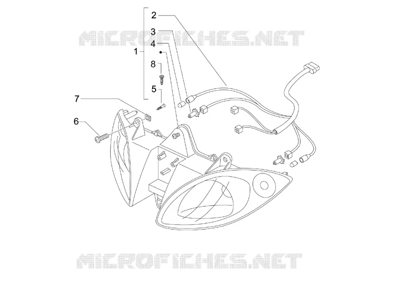 Front headlamps - Turn signal lamps