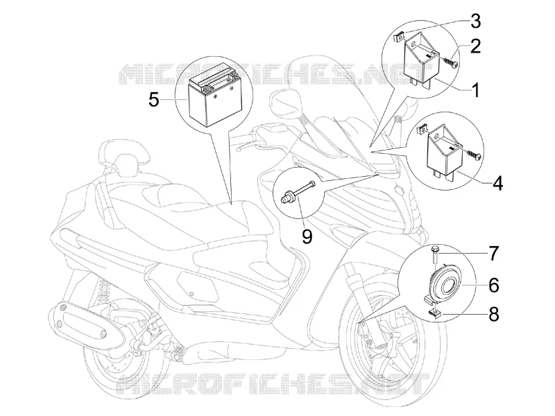 Remote control switches - Battery - Horn