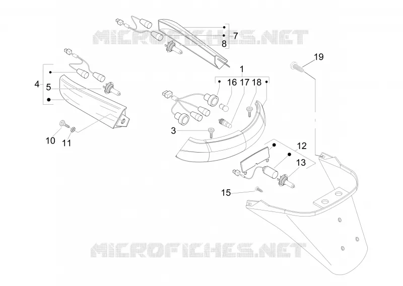 Rear headlamps - Turn signal lamps