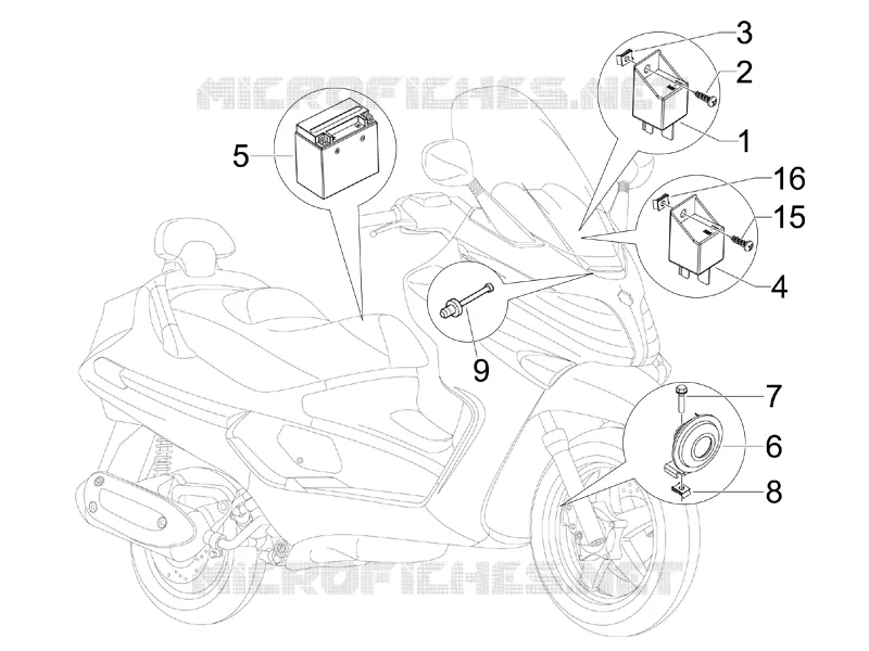Remote control switches - Battery - Horn