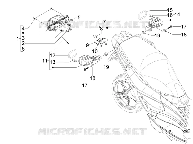 Rear headlamps - Turn signal lamps