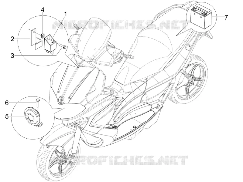 Remote control switches - Battery - Horn