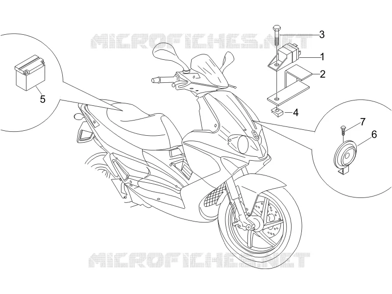 Remote control switches - Battery - Horn
