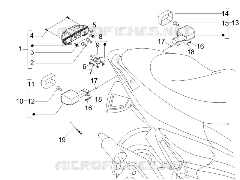 Rear headlamps - Turn signal lamps