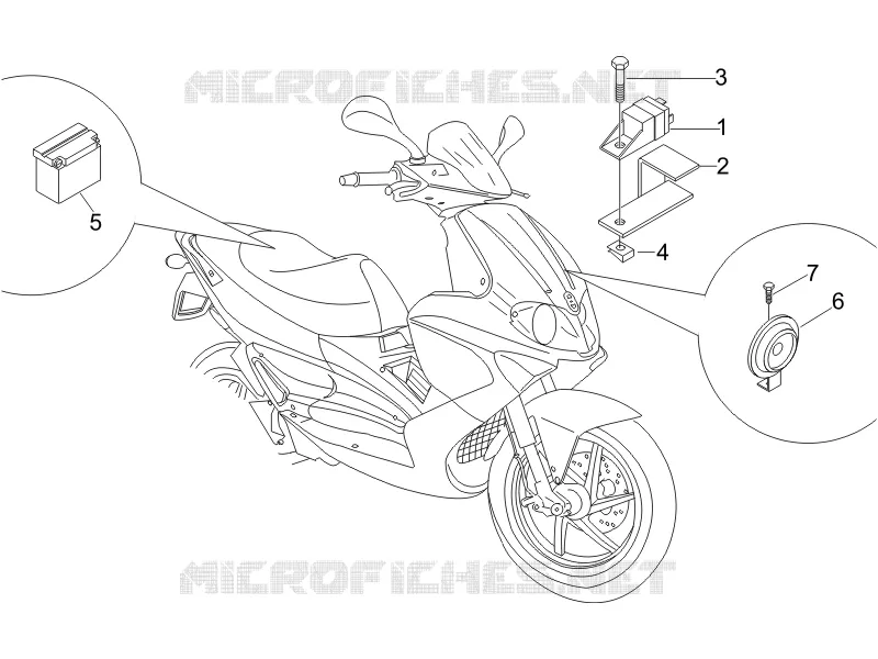 Remote control switches - Battery - Horn
