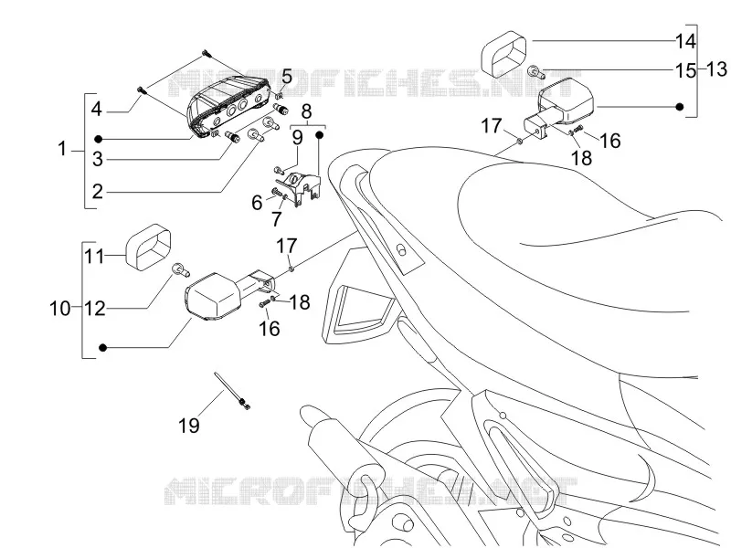 Rear headlamps - Turn signal lamps