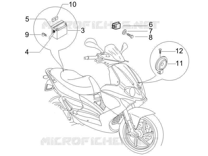 Remote control switches - Battery - Horn