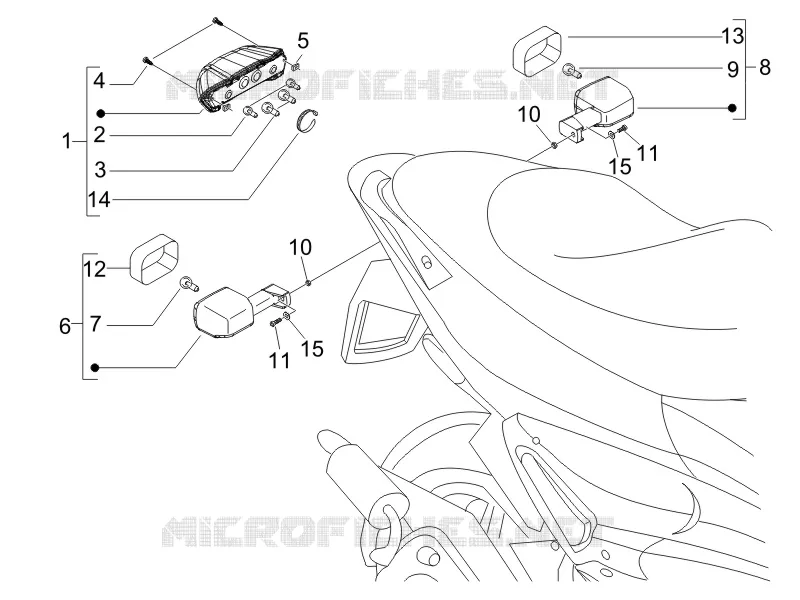Rear headlamps - Turn signal lamps