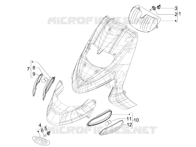 Front headlamps - Turn signal lamps