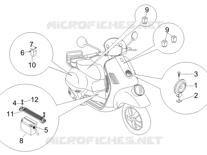 Remote control switches - Battery - Horn