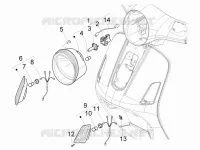 Front headlamps - Turn signal lamps