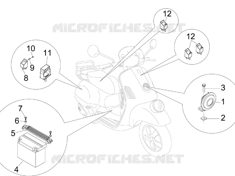Remote control switches - Battery - Horn