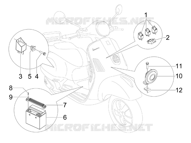 Remote control switches - Battery - Horn