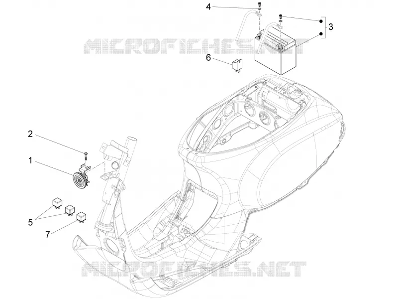 Remote control switches - Battery - Horn
