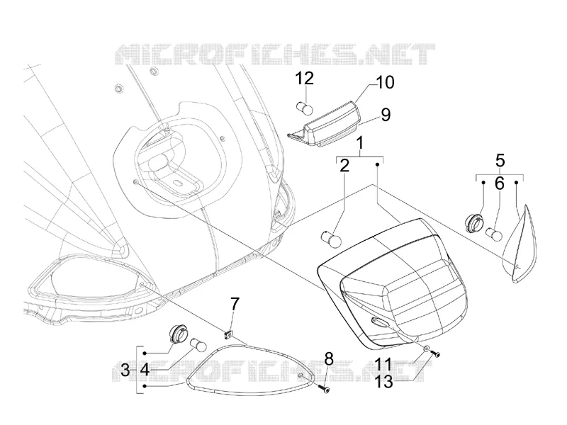 Rear headlamps - Turn signal lamps