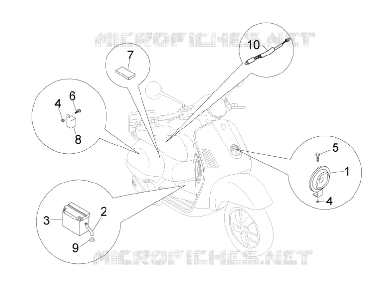 Remote control switches - Battery - Horn
