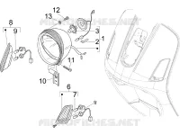 Front headlamps - Turn signal lamps