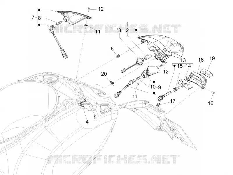 Rear headlamps - Turn signal lamps