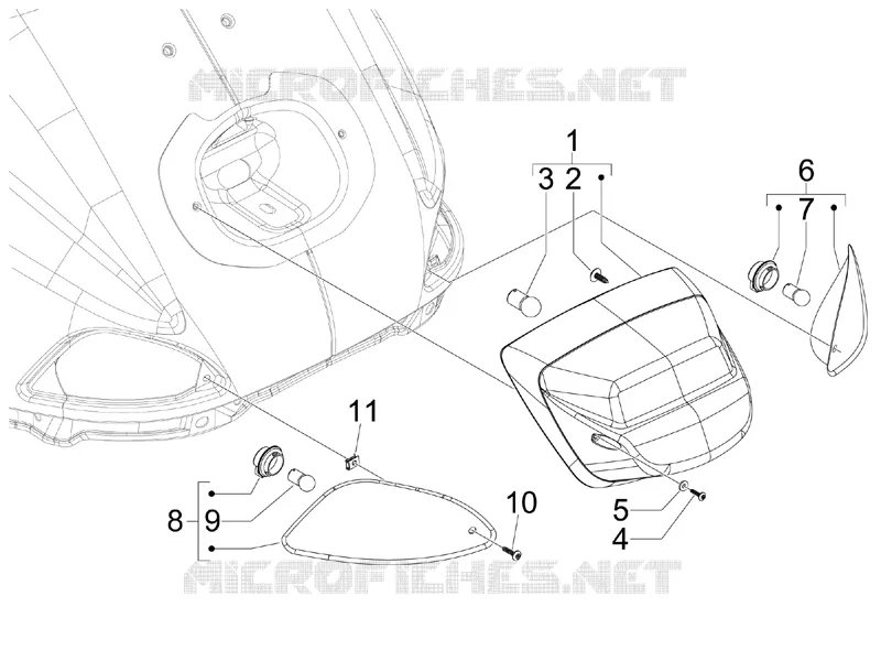 Rear headlamps - Turn signal lamps