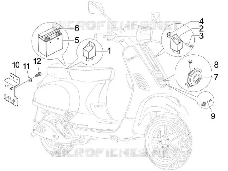 Remote control switches - Battery - Horn