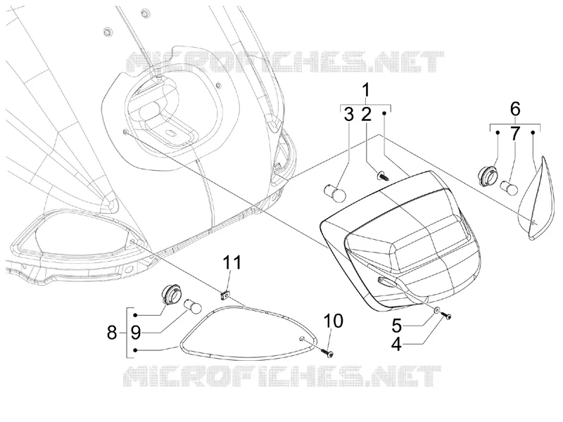 Rear headlamps - Turn signal lamps