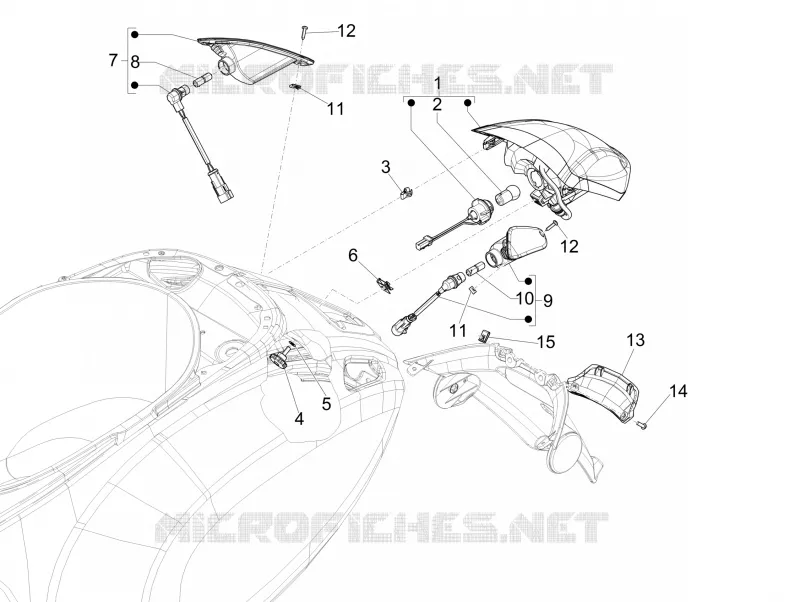 Rear headlamps - Turn signal lamps
