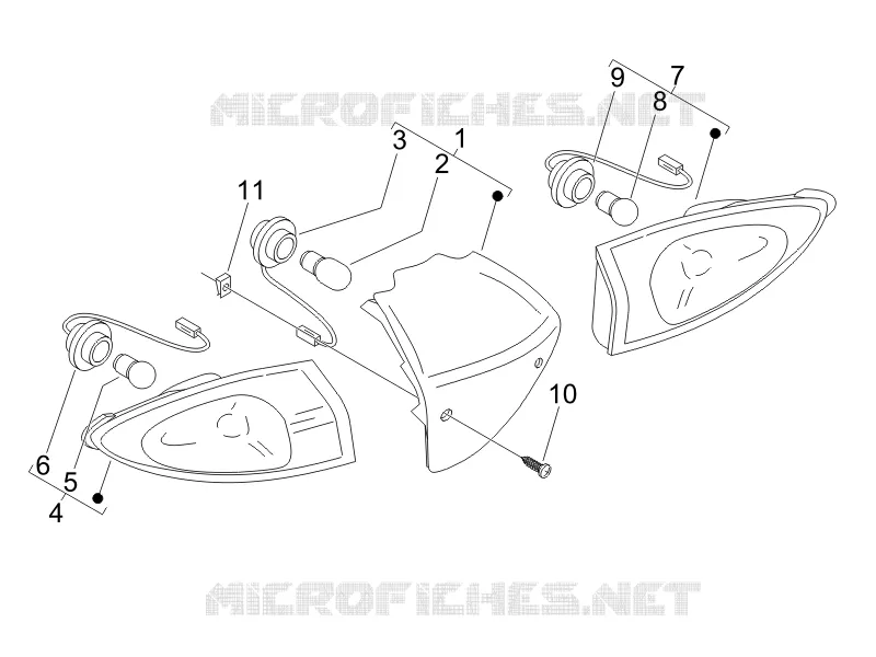 Rear headlamps - Turn signal lamps