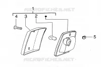 Rear turn indicator