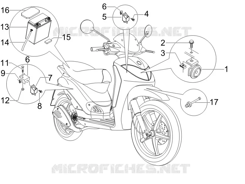 Remote control switches - Battery - Horn