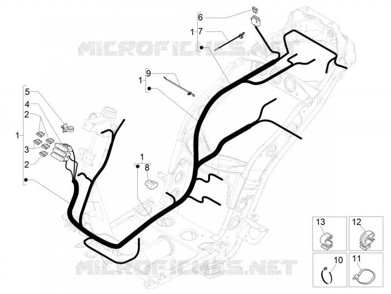 Main cable harness