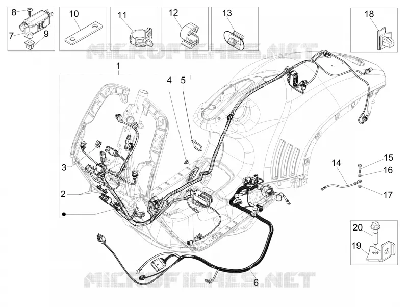 Main cable harness